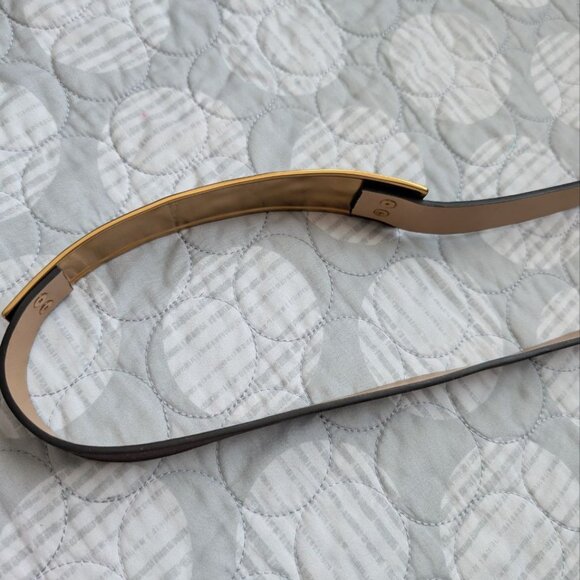 Women`s Waist Belt with Gold Metal Plate Size 14 main image 8